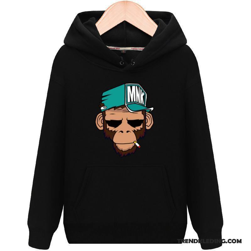 Hoodie Heren Jas Casual 2018 Voorjaar Nieuw Dunne Grijs