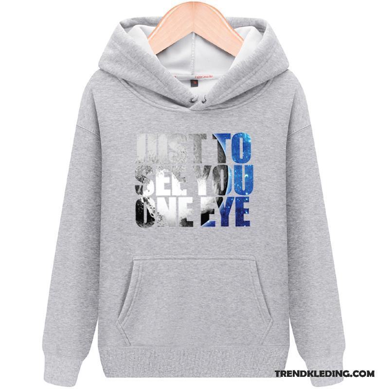 Hoodie Heren Jas Casual 2018 Voorjaar Nieuw Dunne Grijs