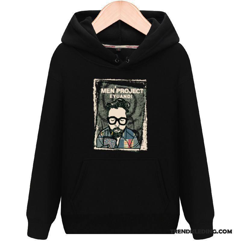 Hoodie Heren Jas Casual 2018 Voorjaar Nieuw Dunne Grijs