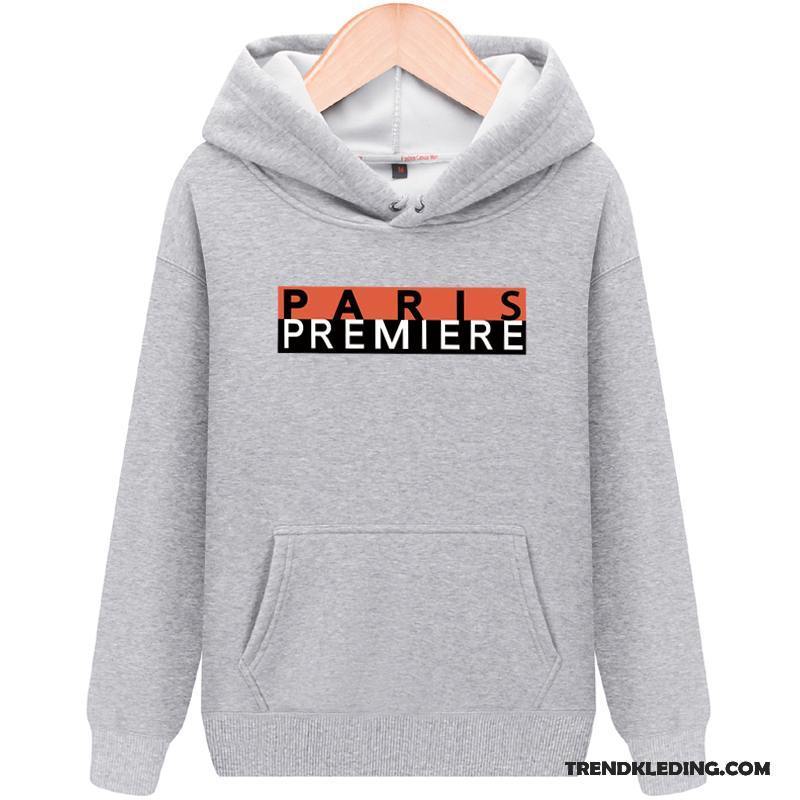 Hoodie Heren Jas Casual 2018 Voorjaar Nieuw Dunne Grijs