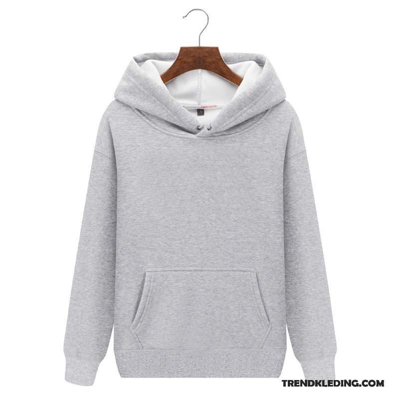 Hoodie Heren Jas Casual 2018 Voorjaar Nieuw Dunne Grijs