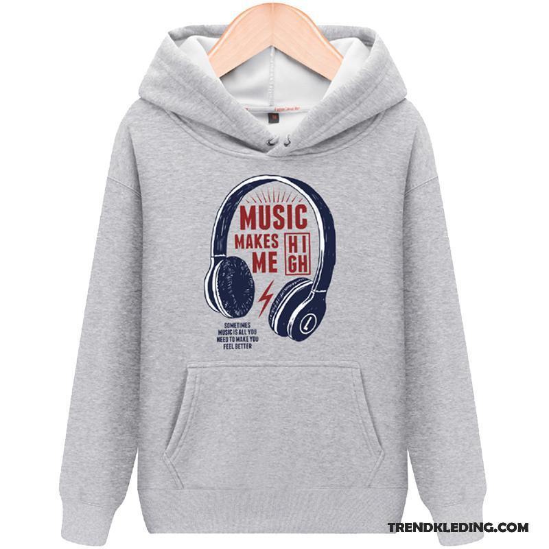 Hoodie Heren Jas Casual 2018 Voorjaar Nieuw Dunne Grijs