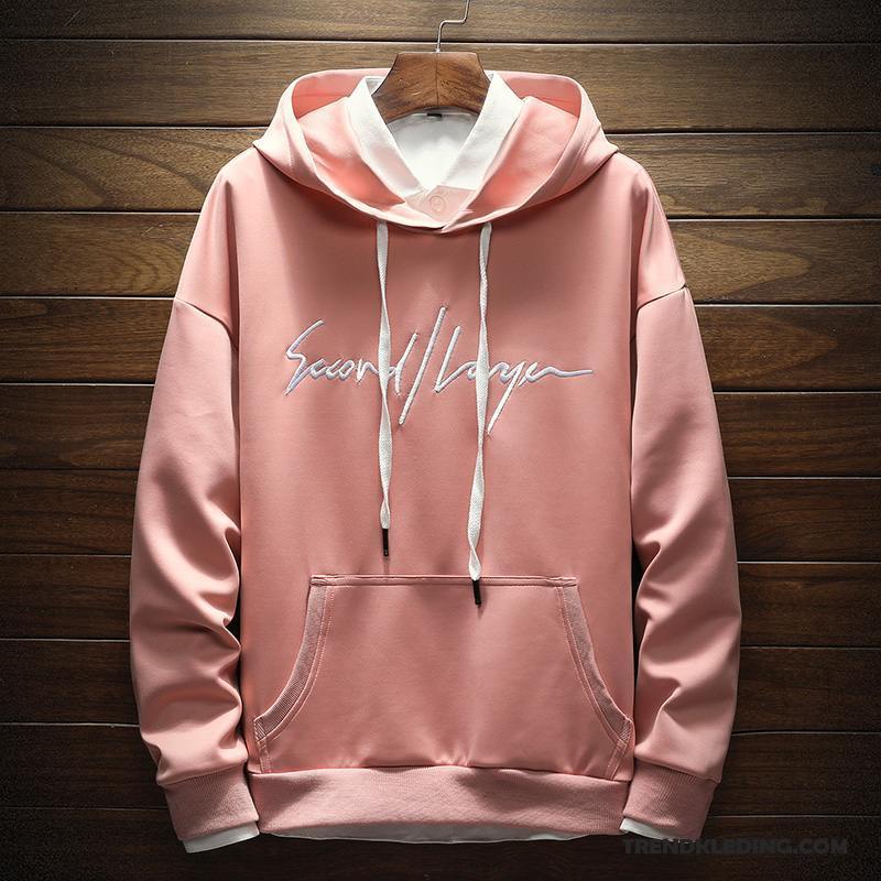 Hoodie Heren Nieuw Groot Student Jas Jeugd Voorjaar Wit