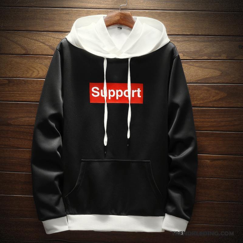 Hoodie Heren Nieuw Groot Student Jas Jeugd Voorjaar Wit