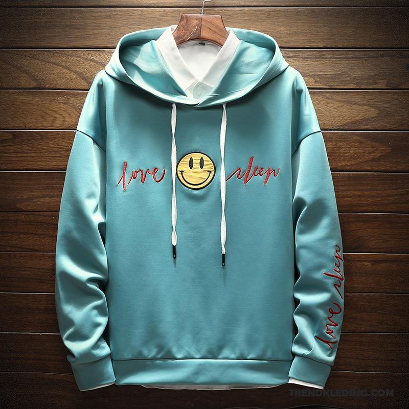 Hoodie Heren Nieuw Groot Student Jas Jeugd Voorjaar Wit