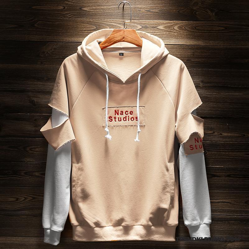 Hoodie Heren Nieuw Herfst Pullover 2018 Jasje Student Oranje Geel