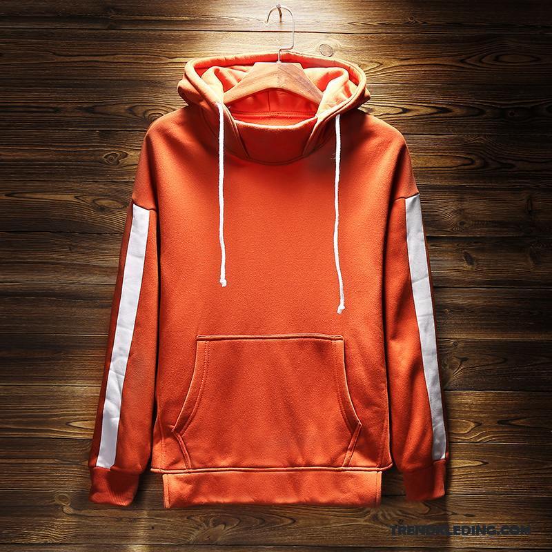 Hoodie Heren Nieuw Herfst Pullover 2018 Jasje Student Oranje Geel