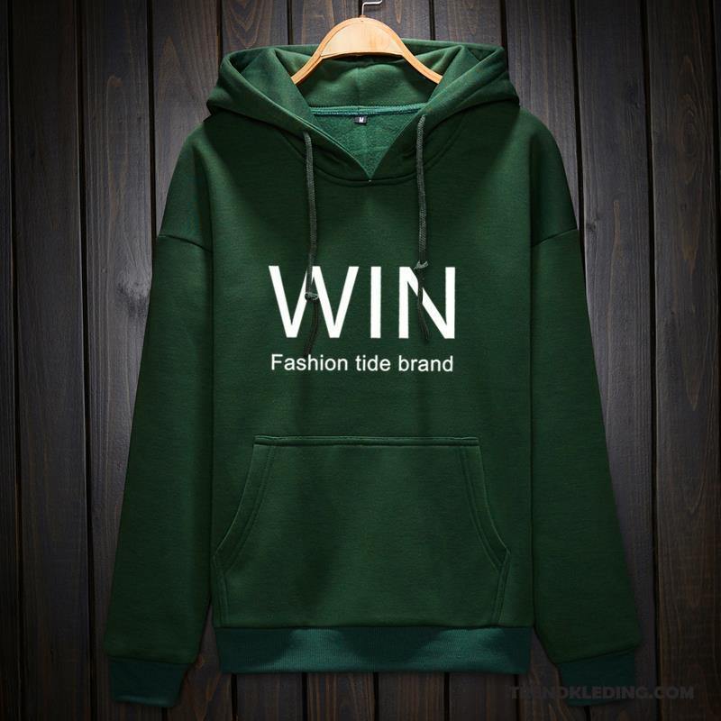 Hoodie Heren Student Trend Jas Nieuw Mannelijk 2018 Zwart