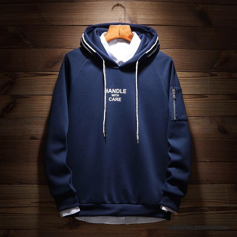 Hoodie Heren Trend Student Trendy Merk Sport Jas Voorjaar Geel Bruine