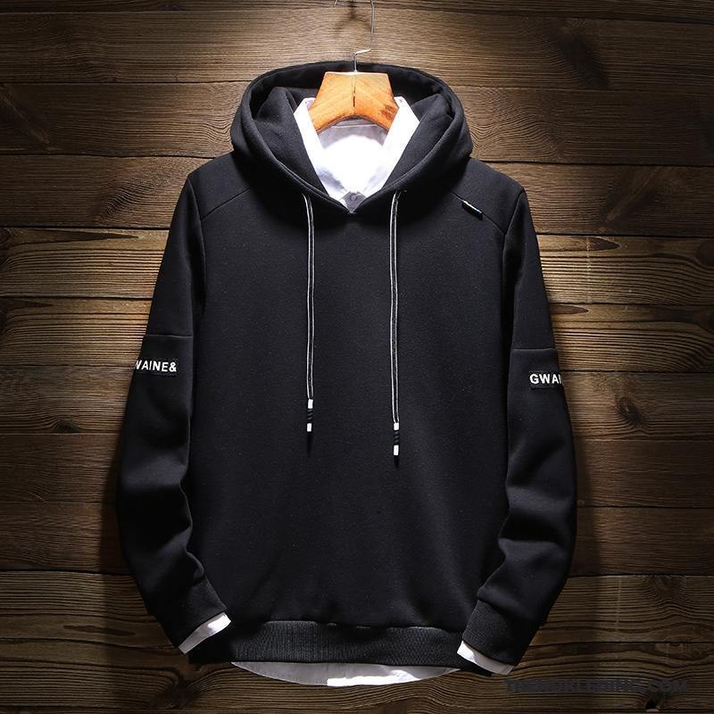 Hoodie Heren Trend Student Trendy Merk Sport Jas Voorjaar Geel Bruine