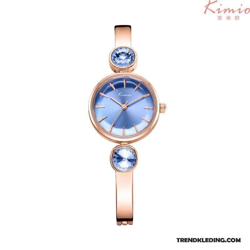 Horloge Dames Armbanden Scheppend Meisje Vers Trend Praktisch Blauw