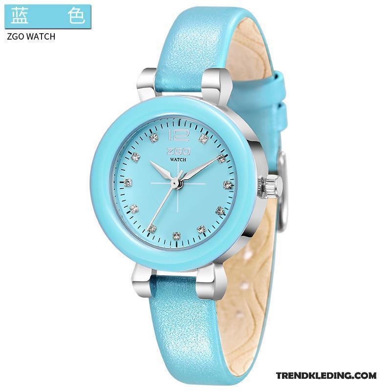 Horloge Dames Kind Gemiddelde Mini Waterdicht Student Schattig Roze