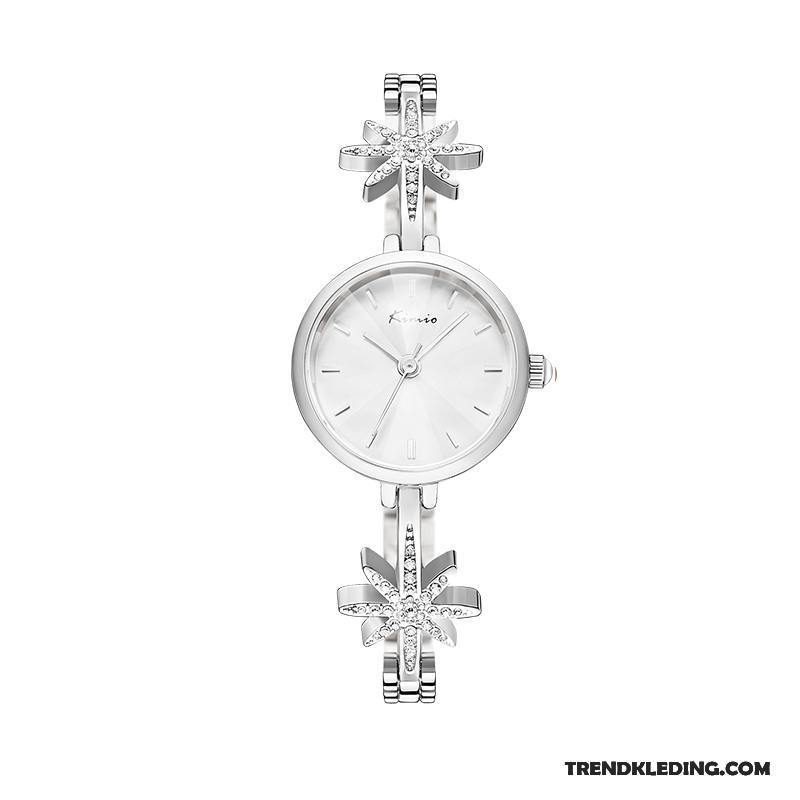 Horloge Dames Mini Vers Waterdicht Vintage Gemiddelde Kunst Goud