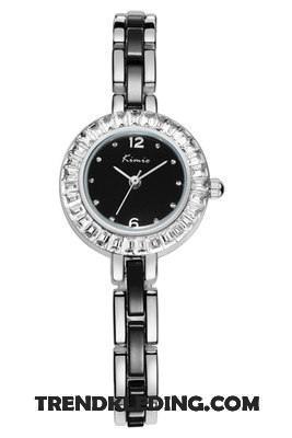 Horloge Dames Strass Armbanden Mode Trend Blauw Zwart