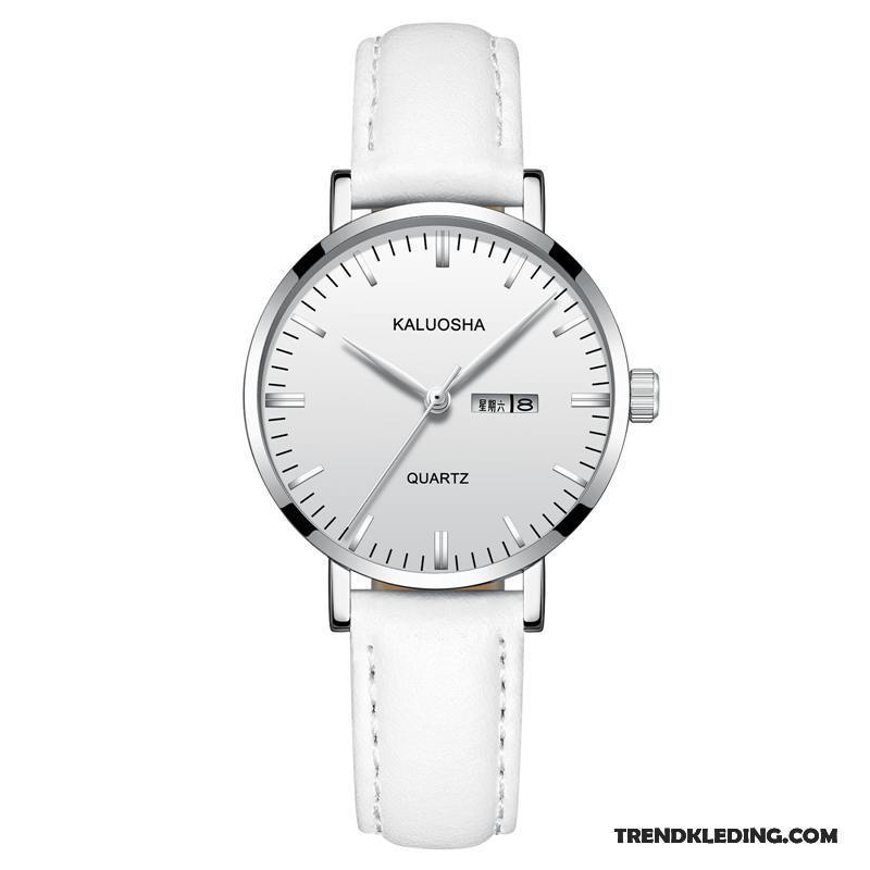 Horloge Dames Trend Nieuw Waterdicht Eenvoudig 2018 Student Zwart