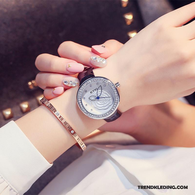 Horloge Dames Waterdicht Geschenk Meisje 2018 Nieuw Armbanden Blauw Wit