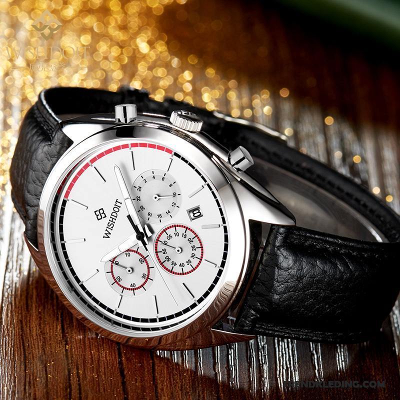 Horloge Heren Casual Waterdicht Echte Mode Trend Quartz Horloge