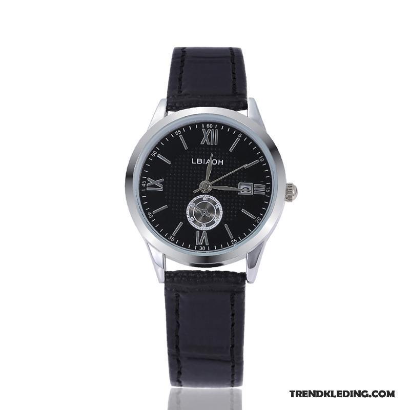 Horloge Heren Lovers Waterdicht Sport Dun Student Mode Roze Wit Bruine Goud