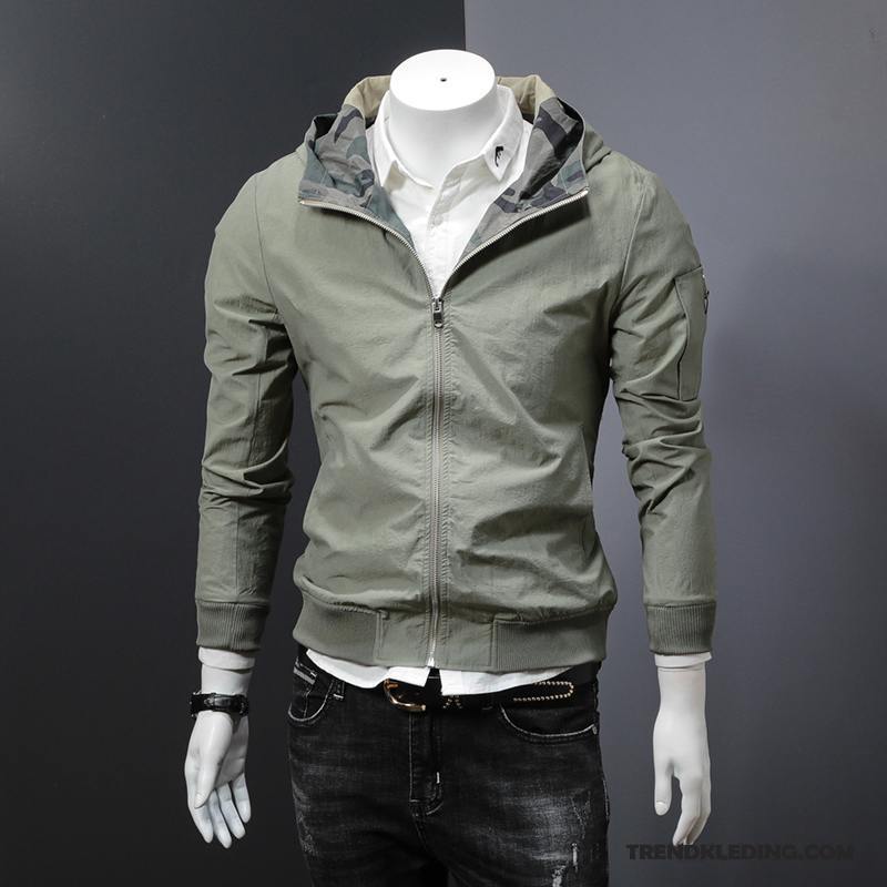 Jassen Heren Verbinding Jack Mannelijk Trendy Merk Casual Hoodie Camouflage