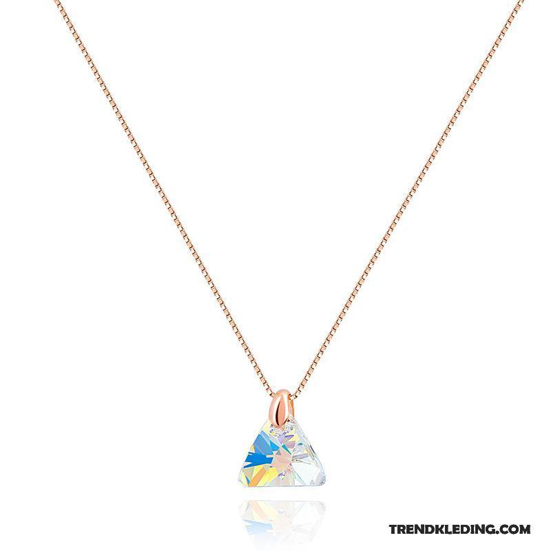 Ketting Dames Vers Nieuw Mode Hanger Elegante Zomer Zilver