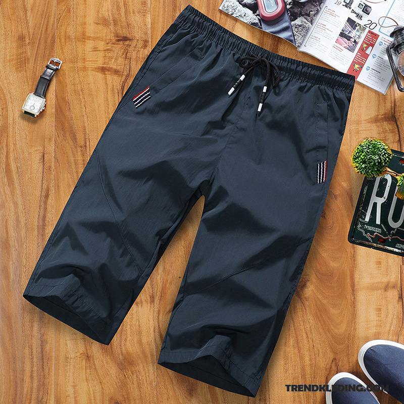 Korte Broek Heren Capri Broek Mode Casual 2018 Nieuw Sport Zandkleur Rood