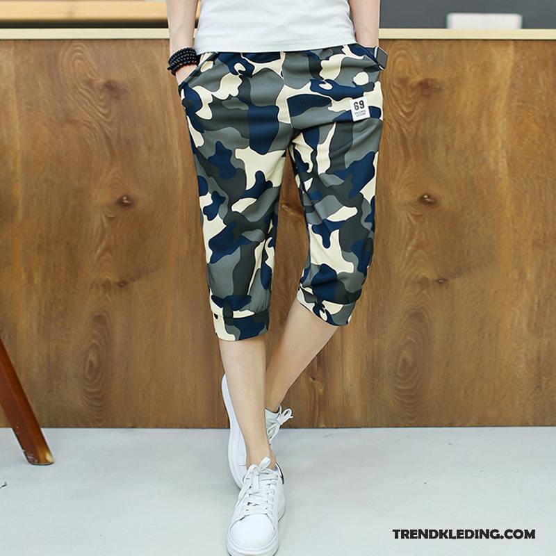 Korte Broek Heren Mini Jeugd Trend Zomer Casual Slim Fit Camouflage