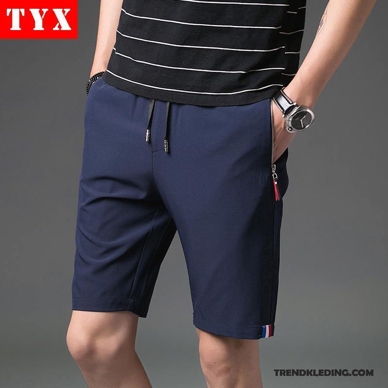 Korte Broek Heren Snel Droog Losse Capri Broek Trend Dunne Mannelijk