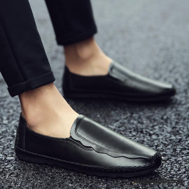 Mocassins Heren Bootschoenen Casual Voorjaar Persoonlijk Mannen Trend Zwart