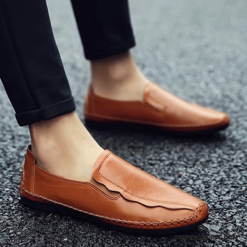 Mocassins Heren Bootschoenen Casual Voorjaar Persoonlijk Mannen Trend Zwart