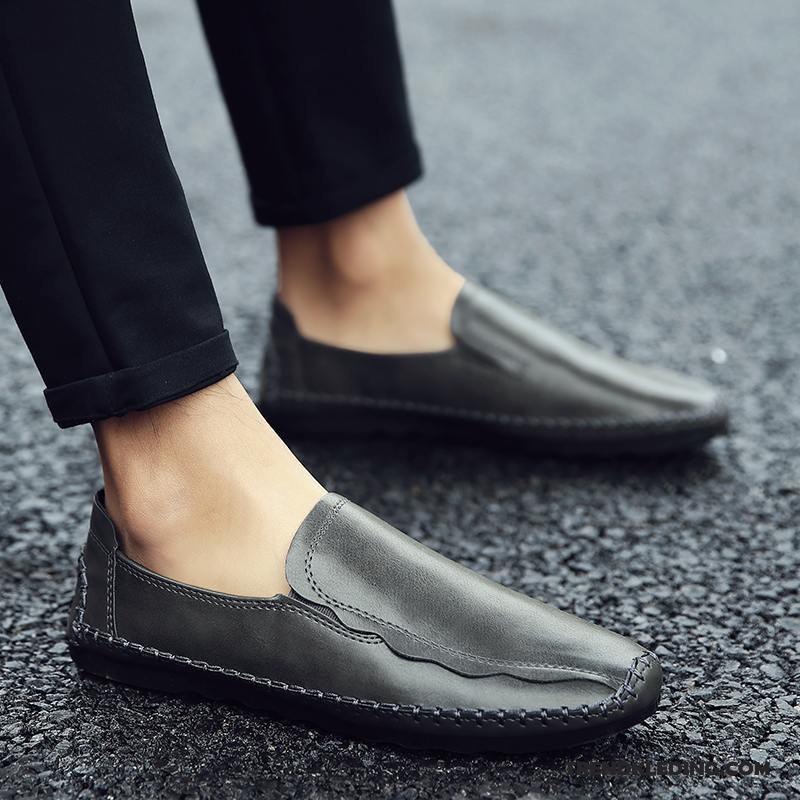 Mocassins Heren Bootschoenen Casual Voorjaar Persoonlijk Mannen Trend Zwart