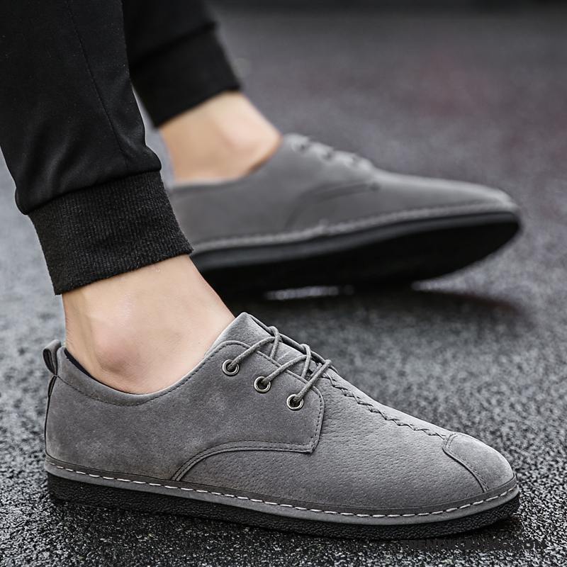 Mocassins Heren Schoenen Mannen Casual Alle Wedstrijden Zomer Trend Grijs