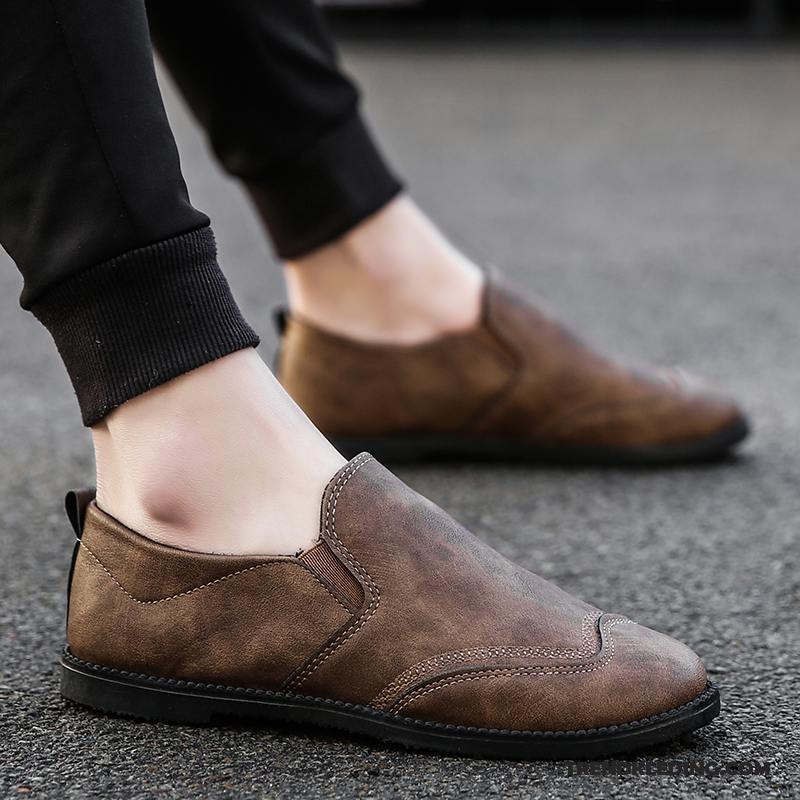 Mocassins Heren Schoenen Mannen Casual Alle Wedstrijden Zomer Trend Grijs