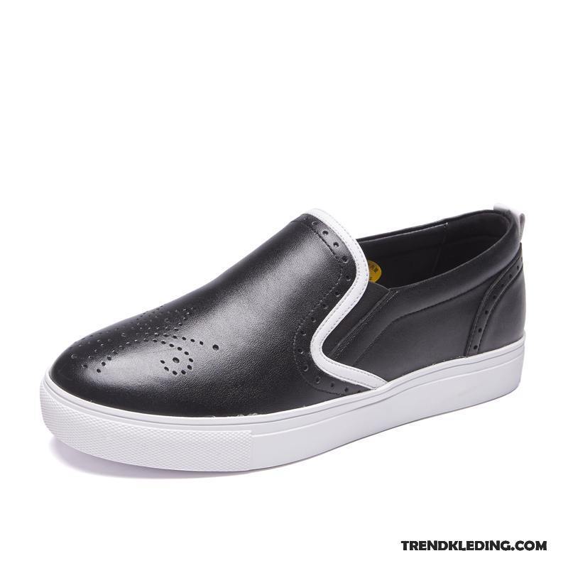 Mocassins Heren Schoenen Reis Mannen Loafers Slijtvastheid Slip On Wit