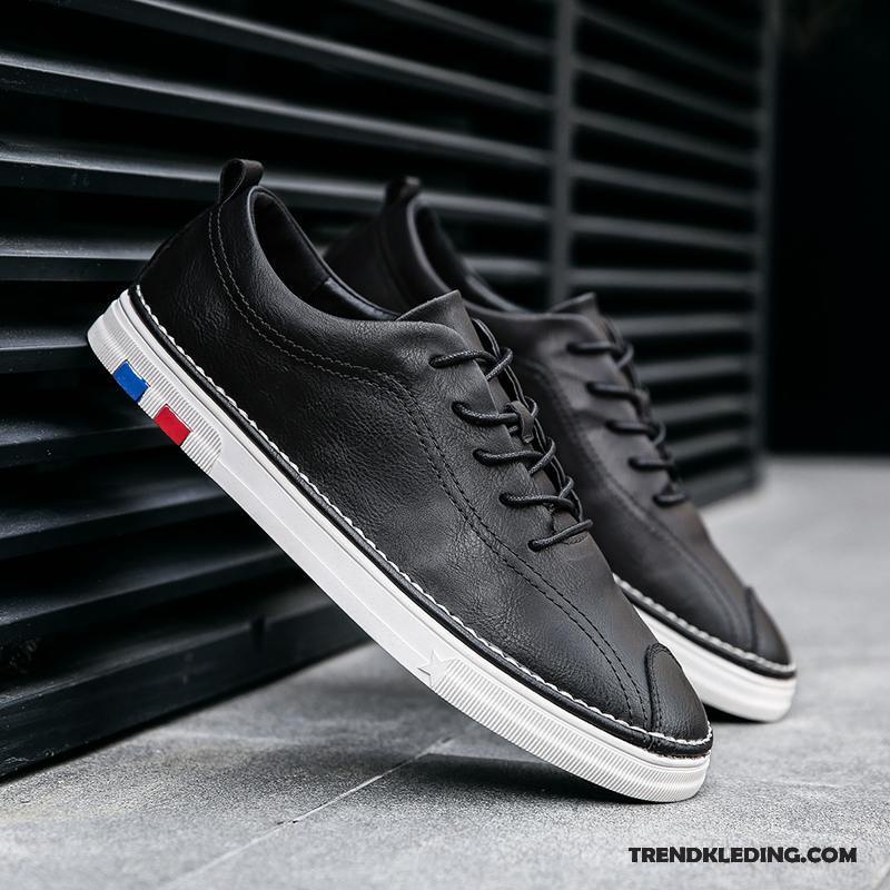 Mocassins Heren Trend Casual Skateboard Schoenen Voorjaar Mannen Alle Wedstrijden Bruine