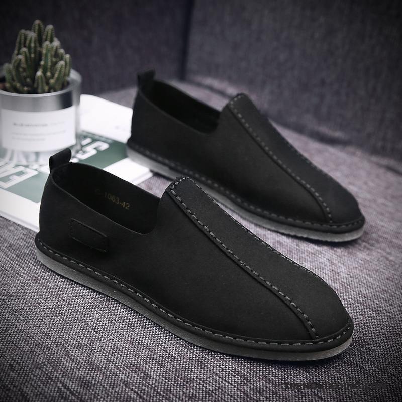 Mocassins Heren Trend Mannen Alle Wedstrijden Slip On Bootschoenen 2018 Grijs