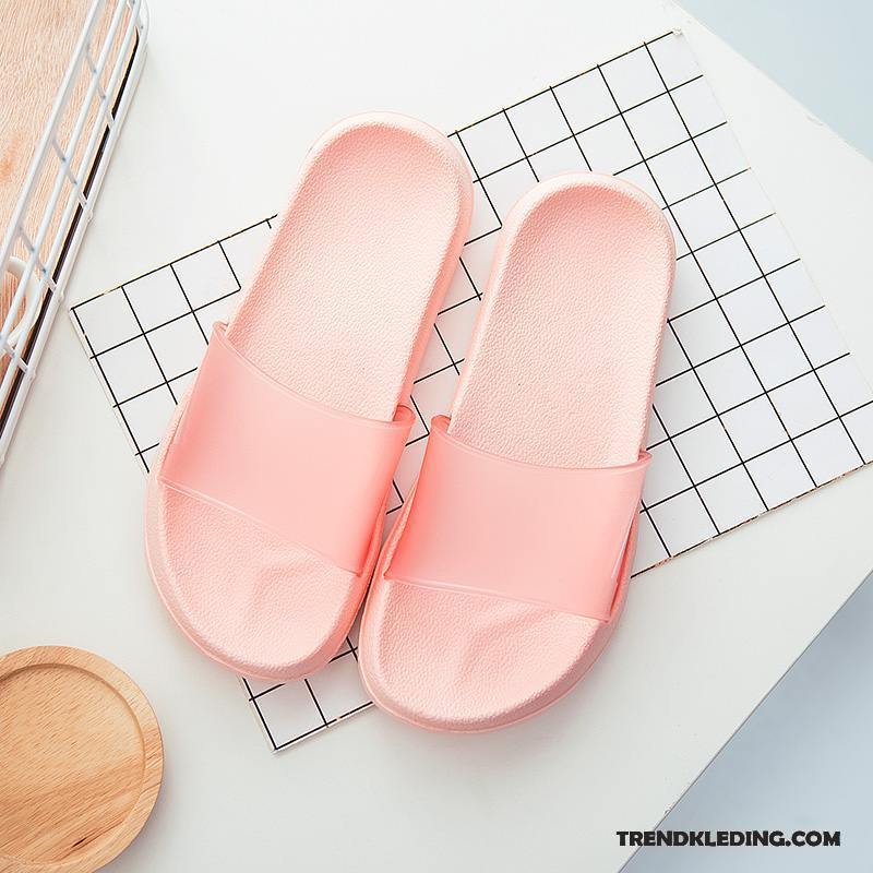 Pantoffels Dames Badkamer Binnen Zomer Lovers Mannen Vrouwen Groen