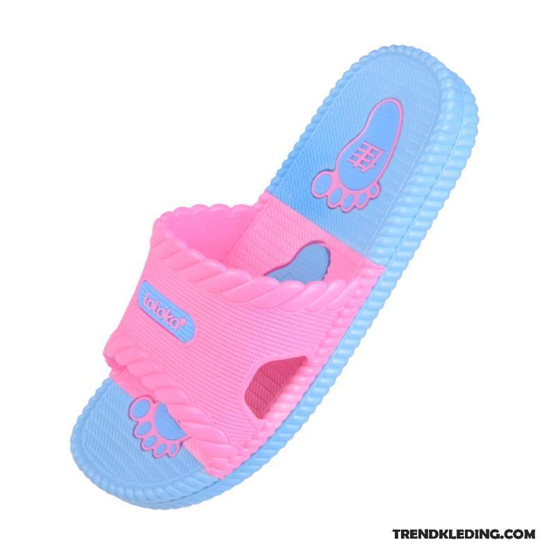 Pantoffels Dames Badkamer Mannen Lovers Zomer Slippers Antislip Zandkleur Roze