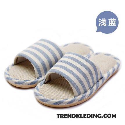 Pantoffels Dames Binnen Zomer Lovers Vrouwen Slippers Mannen Beige