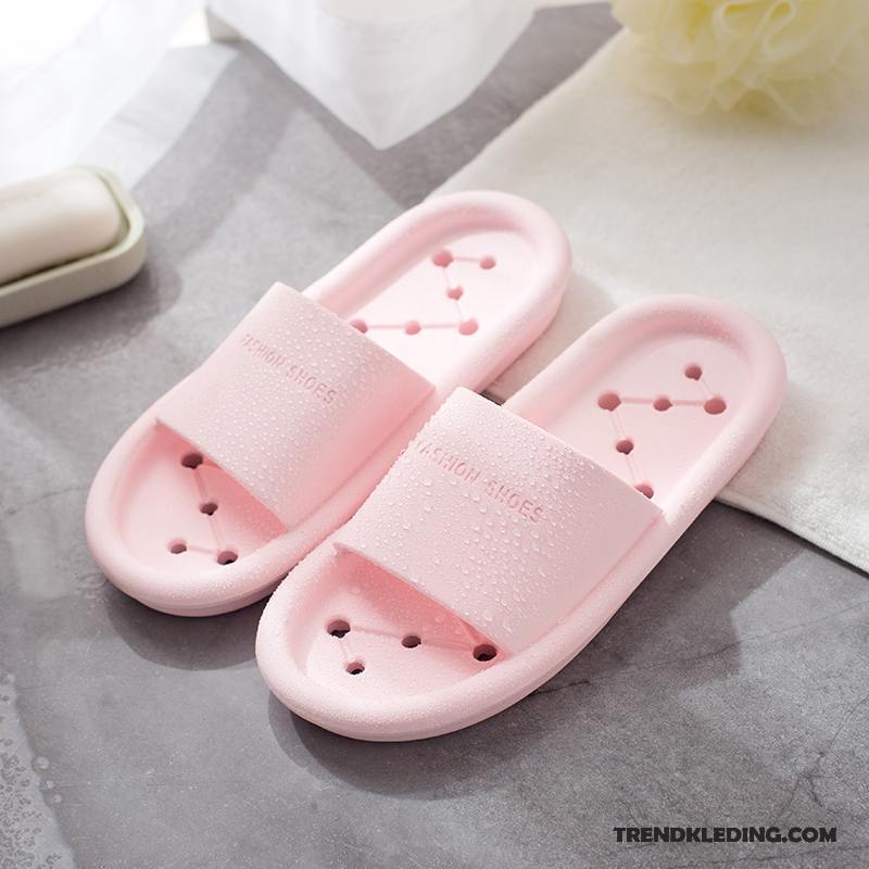 Pantoffels Dames Vrouwen Schoenen Slippers Zomer Badkamer Plateauzool Hemelsblauw