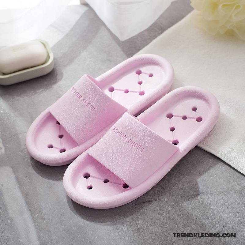 Pantoffels Dames Vrouwen Schoenen Slippers Zomer Badkamer Plateauzool Hemelsblauw