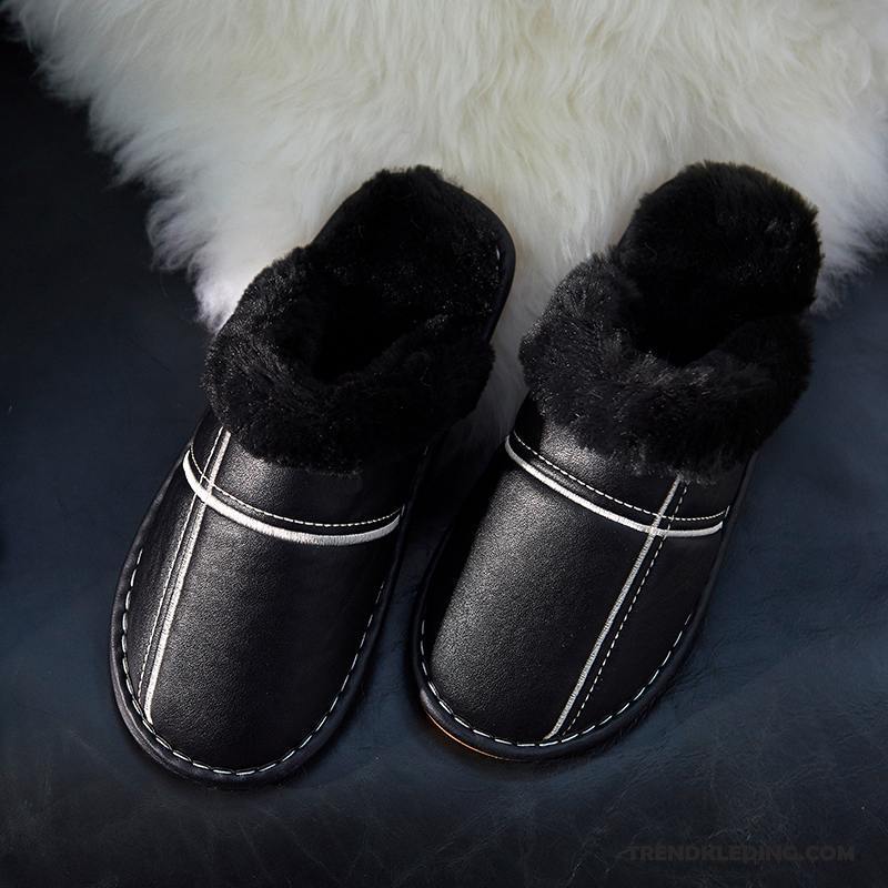 Pantoffels Dames Warm Mannen Winter Slippers Lovers Herfst Hemelsblauw