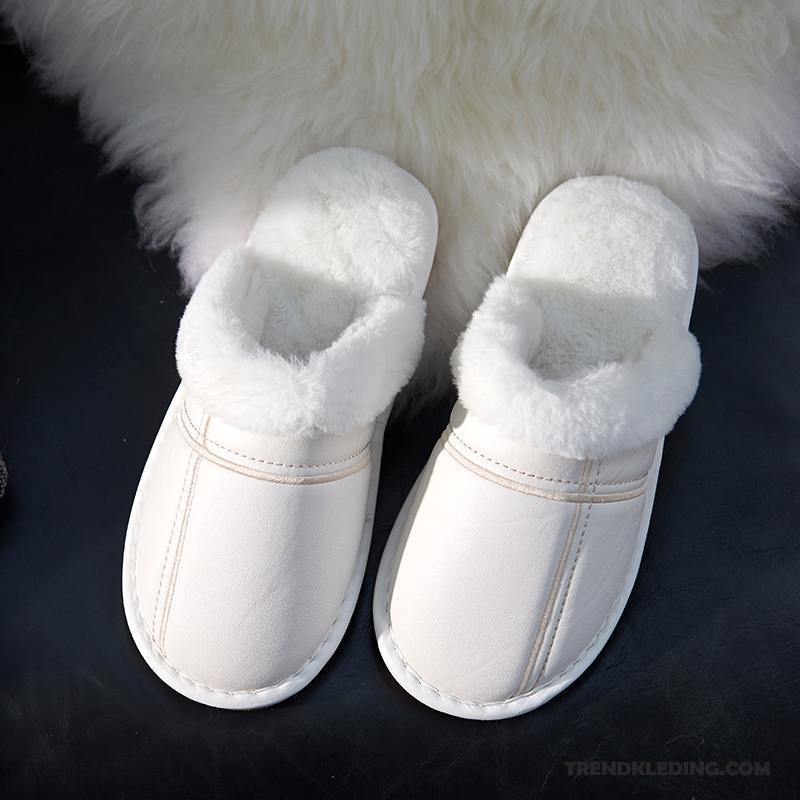 Pantoffels Dames Warm Mannen Winter Slippers Lovers Herfst Hemelsblauw