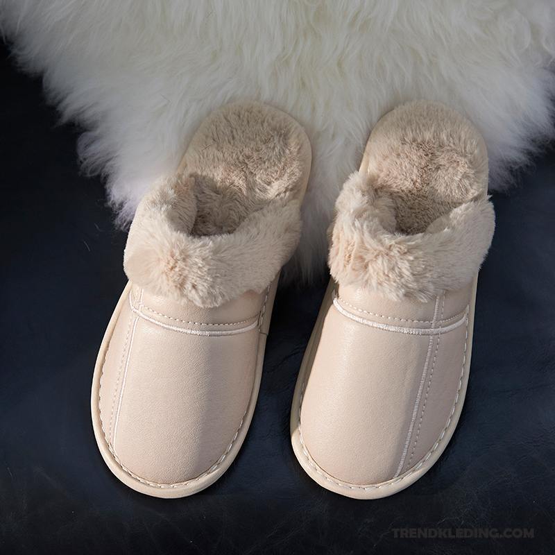 Pantoffels Dames Warm Mannen Winter Slippers Lovers Herfst Hemelsblauw