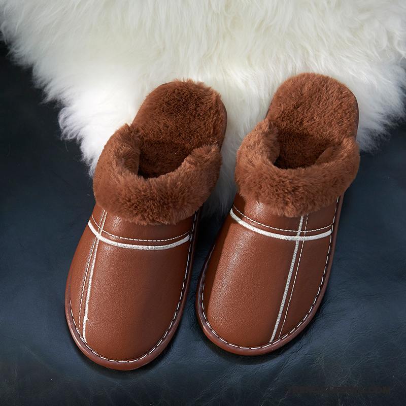 Pantoffels Dames Warm Mannen Winter Slippers Lovers Herfst Hemelsblauw