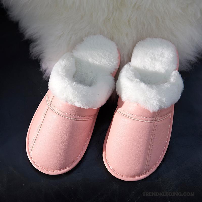 Pantoffels Dames Warm Mannen Winter Slippers Lovers Herfst Hemelsblauw