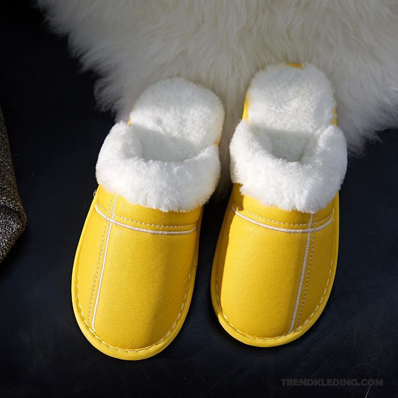 Pantoffels Dames Warm Mannen Winter Slippers Lovers Herfst Hemelsblauw