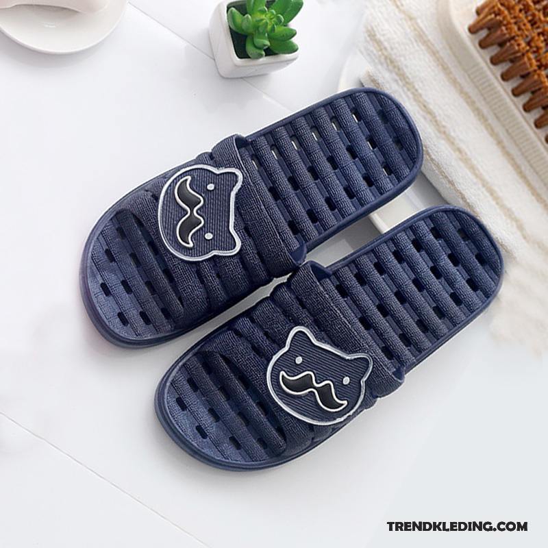 Pantoffels Heren Antislip Zomer Slippers Badkamer Lovers Mannen Grijs