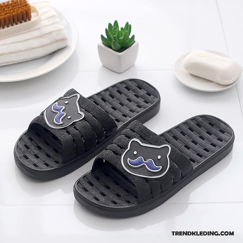 Pantoffels Heren Antislip Zomer Slippers Badkamer Lovers Mannen Grijs