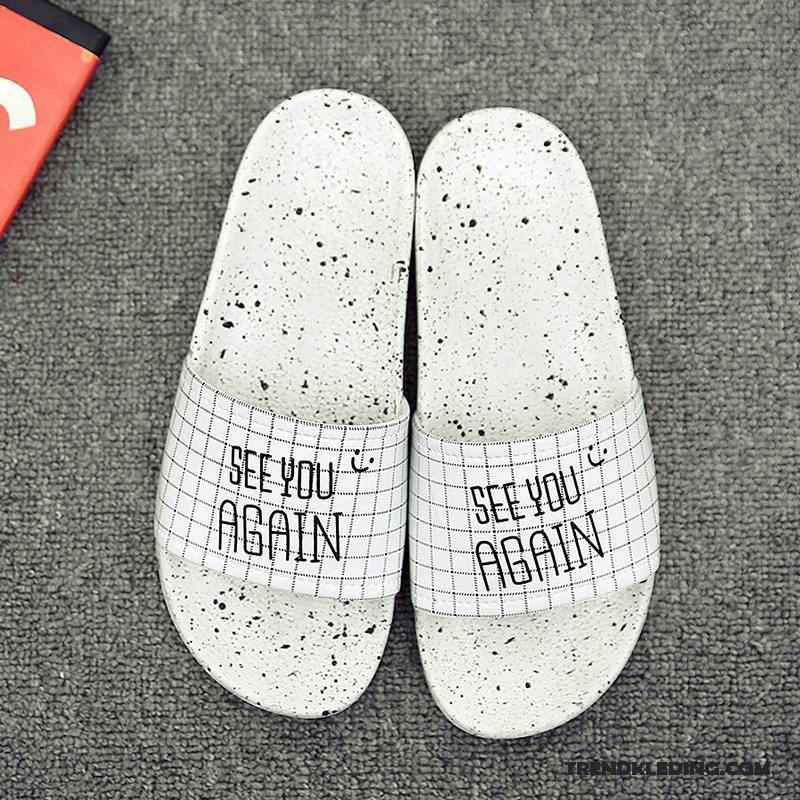 Pantoffels Heren Badkamer Binnen Slippers Vrouwen Trend Zomer Zwart