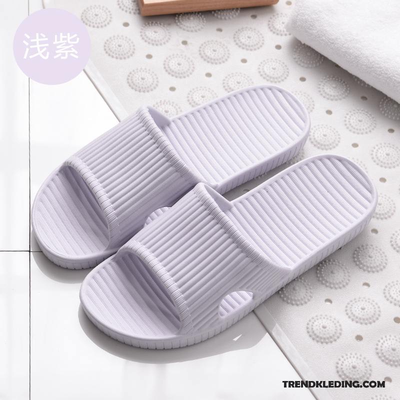 Pantoffels Heren Binnen Zomer Lovers Badkamer Vrouwen Antislip Zwart